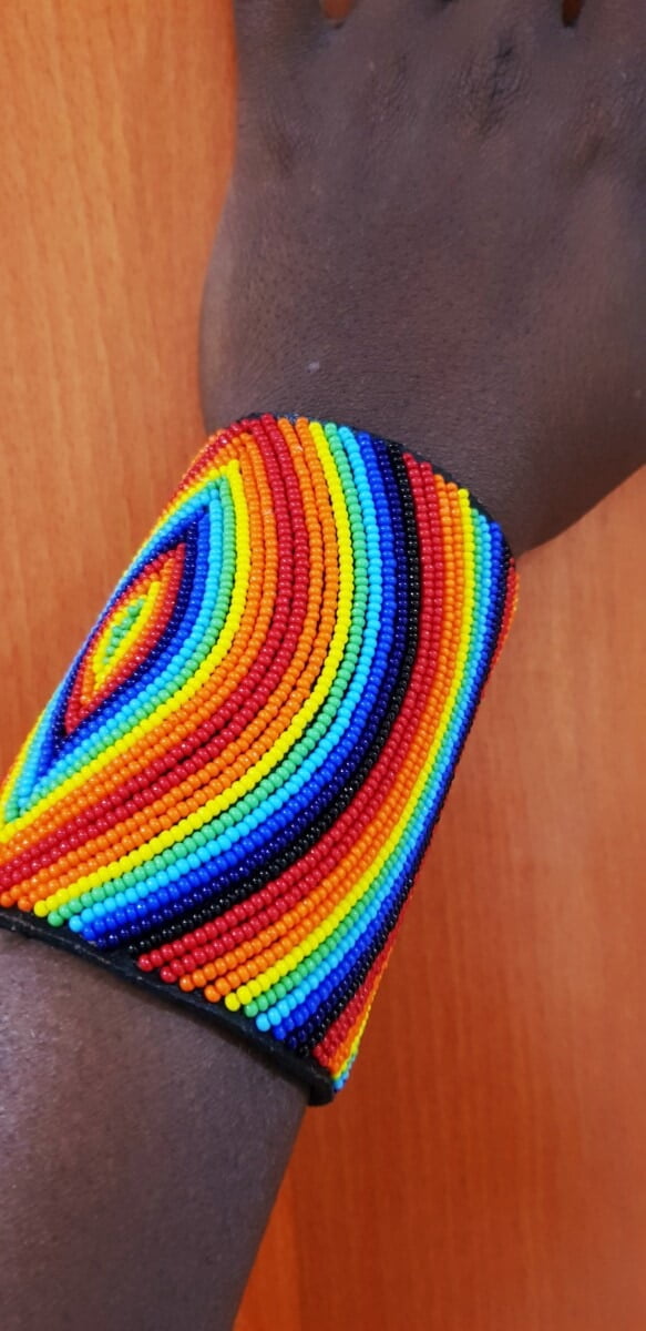 Simple Elegant Maasai Beaded Bracelet, Handmade By Naruki Crafts |  Discovered