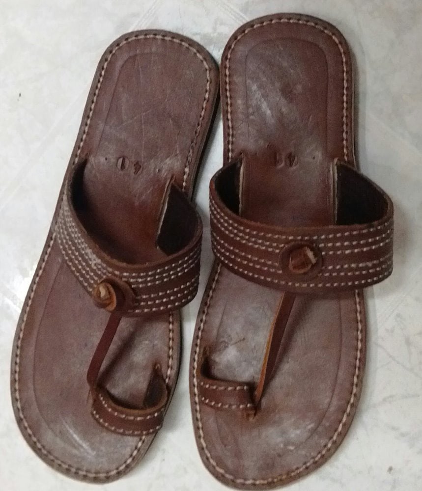 Pure leather handmade men sandals - Ukenia