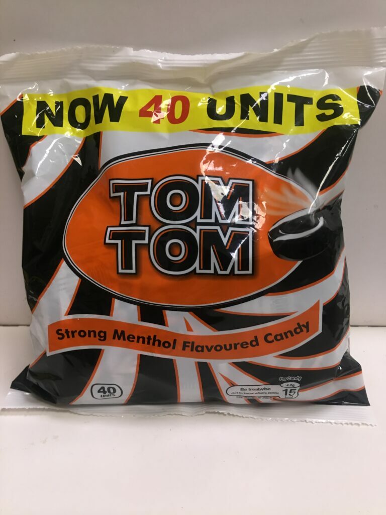 Tom Tom menthol sweets (packet ) Ukenia
